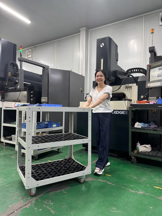 承重手推车可定制尺寸颜色带刹车万向轮