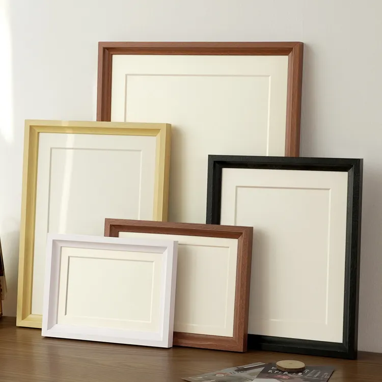 相框空框书法摆台相框实木相框挂画6寸7寸A4A3装饰画油画相框