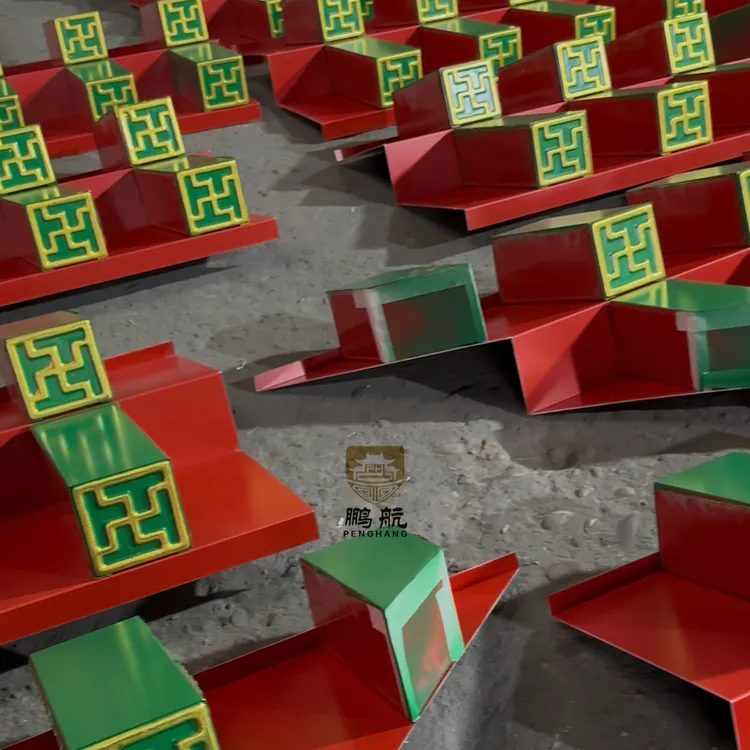 铝合金材质打造古建檐椽斗拱适用于徽派建筑古建寺院景区