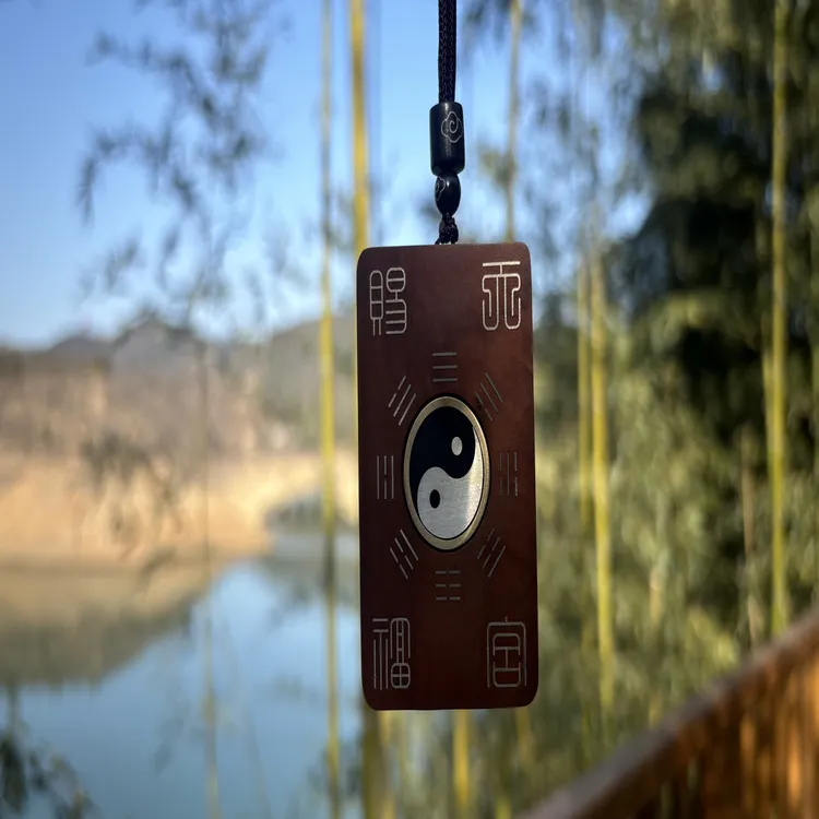 枣木手工镶嵌吊坠（已祝福）
