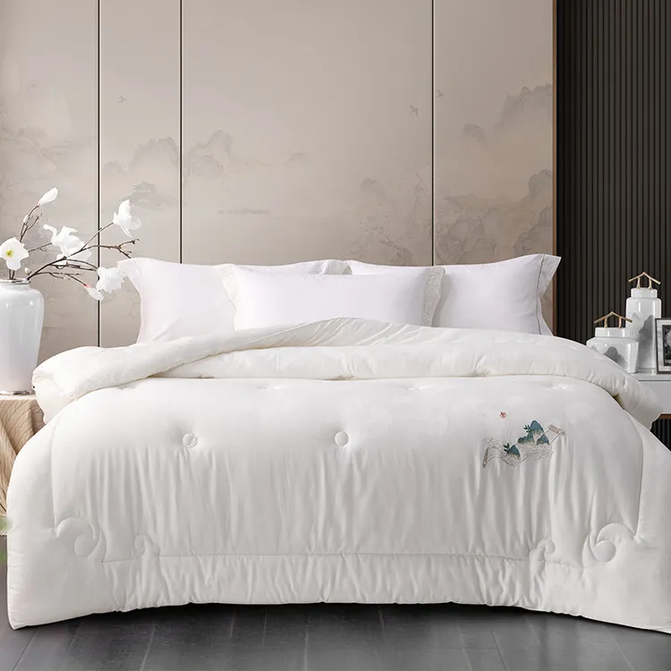 多喜爱家纺草本春秋被A类防螨抗菌加厚冬被蓬松柔软保暖被子sc