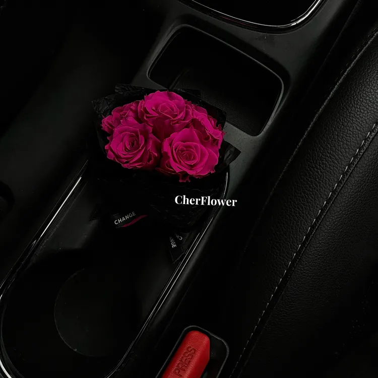 CherFlower|原创｜“女主角”｜出风口摆件永生花玫瑰 弗洛伊德