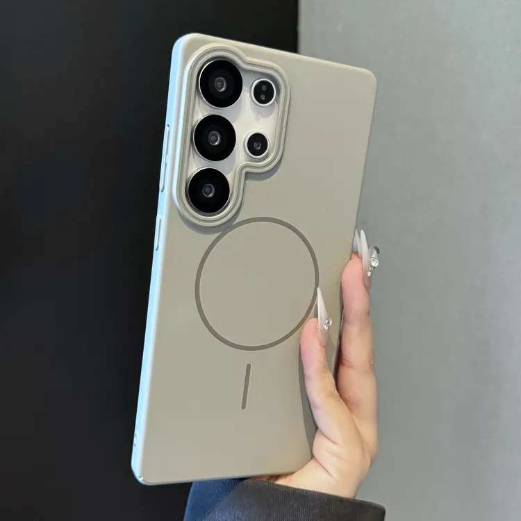 超薄磨砂适用三星GalaxyS25Ultra手机壳磁吸充电GalaxyS25保护套