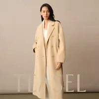 【星线好物】TEASEL「沙色帕米尔」驼绒101801毛呢保暖大衣2413220