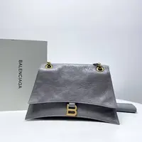 99新 Balenciaga/巴黎世家 思斯专属 巴黎世家灰色斜挎 THYX1459