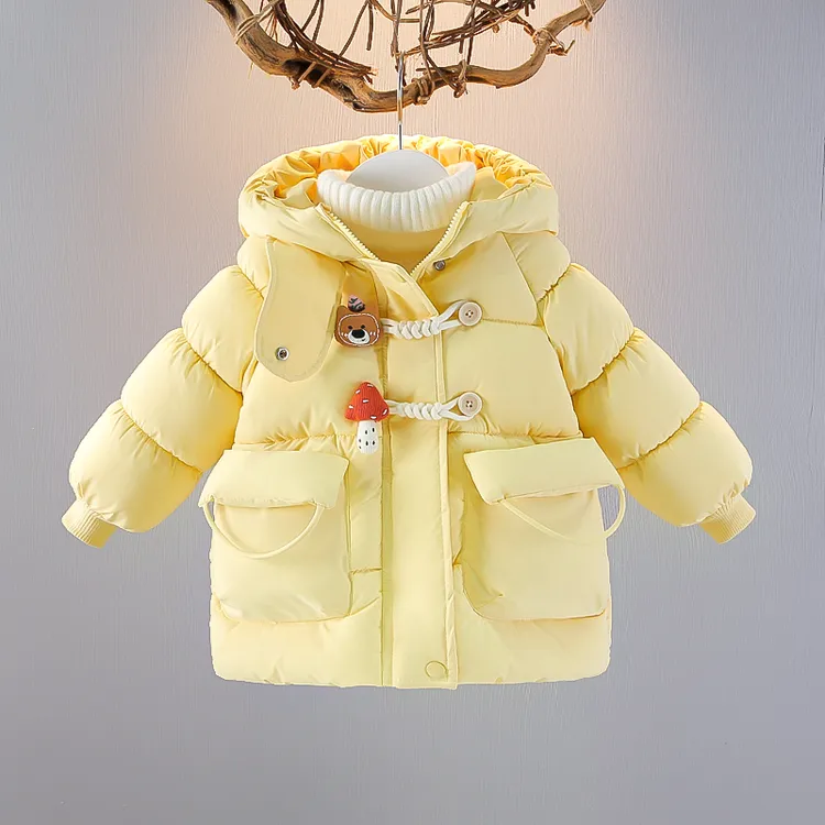 辰辰妈【断码】女童装2026冬季新款宝宝棉衣儿童冬装女孩洋气加绒加