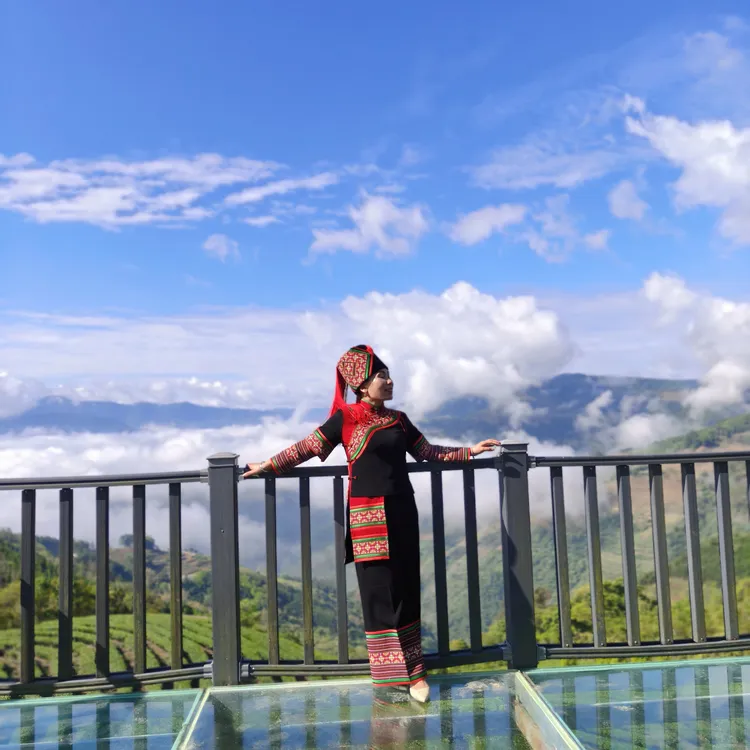 云南少数民族刺绣女装套装哈尼族