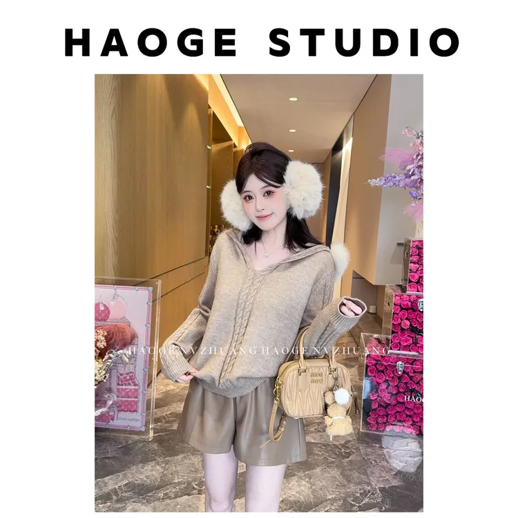 浩哥严选●毛衣预HGQ5MY2847A秋冬保暖时尚小众百搭设计日常通勤款