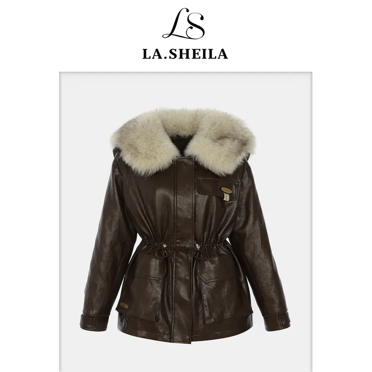 LA.Sheila【明星款】北极狐琉璃皮草 皮草之光254-PC/1027-250019