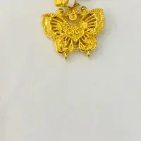 【陈晨专享】 足金999饰品 蝴蝶吊坠 1.60 GP