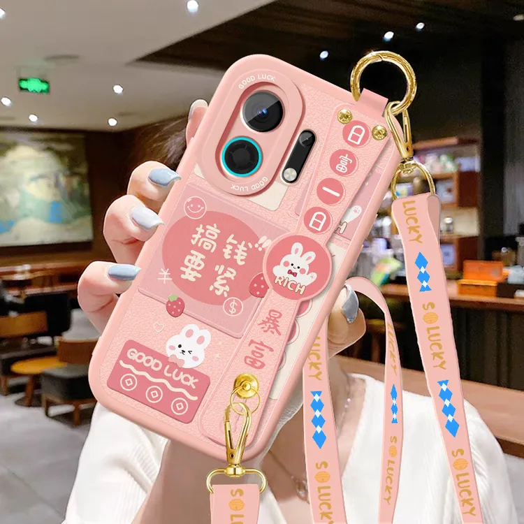 腕带适用OPPOK13TurboPro手机壳k13turbo新款+挂绳por女搞钱要紧