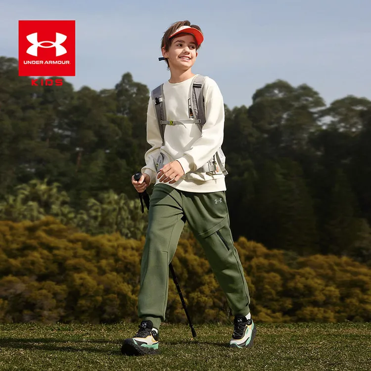 Under Armour/儿童运动轻薄时尚秋冬舒适长裤潮酷童装休闲