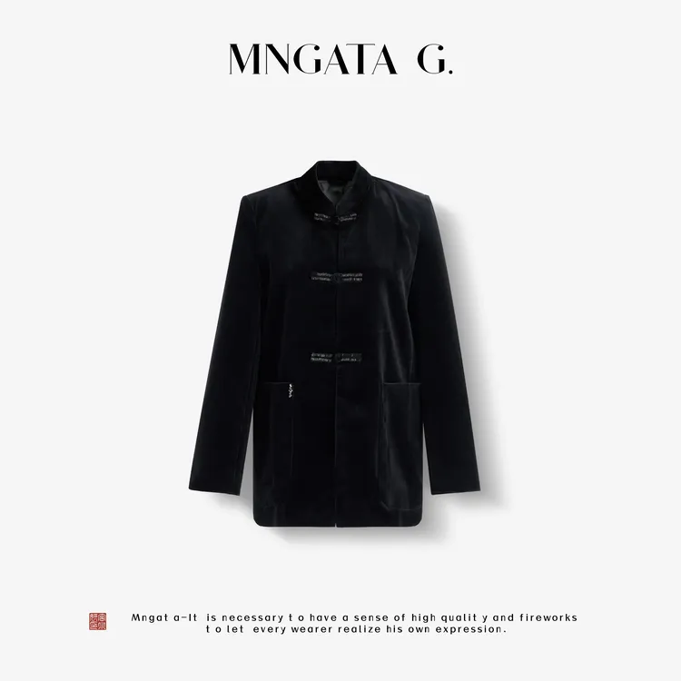 MNGATA G.宫小妍【棉·古道西风】纯棉秋冬新中式中国风外套5082197