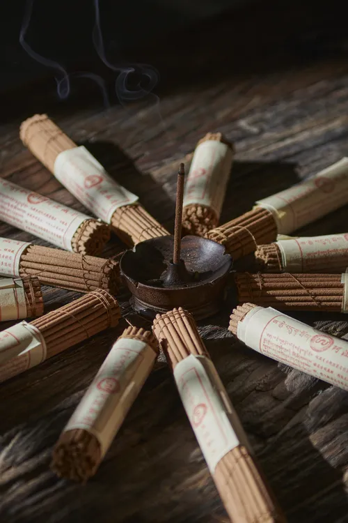 阿涅手工线香【素木凝香】（长款）天然植物办公室室内香