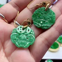 颈饰银S925镶嵌翡翠翡翠