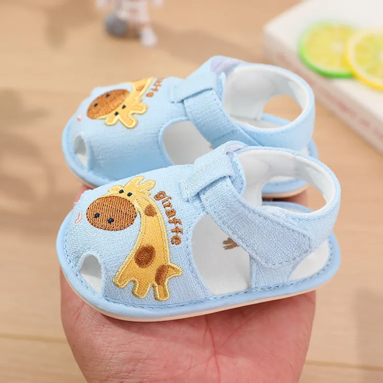 婴儿鞋子夏季凉鞋学步鞋1岁男女宝宝防滑软底透气鞋子6-9个月A类
