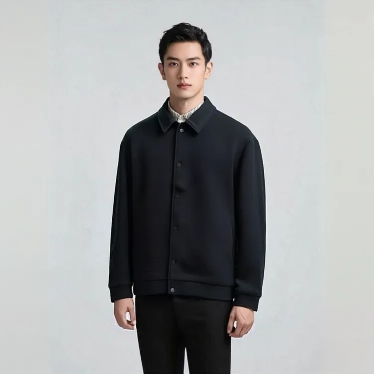 男款时尚休闲轻商务翻领夹克简约769813