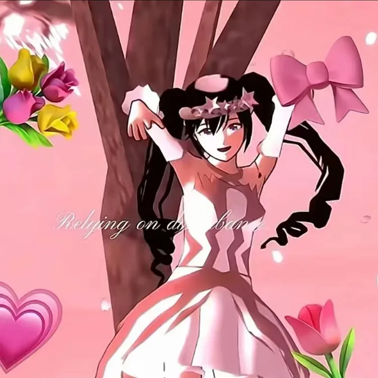 樱花公主桌面贴纸定制