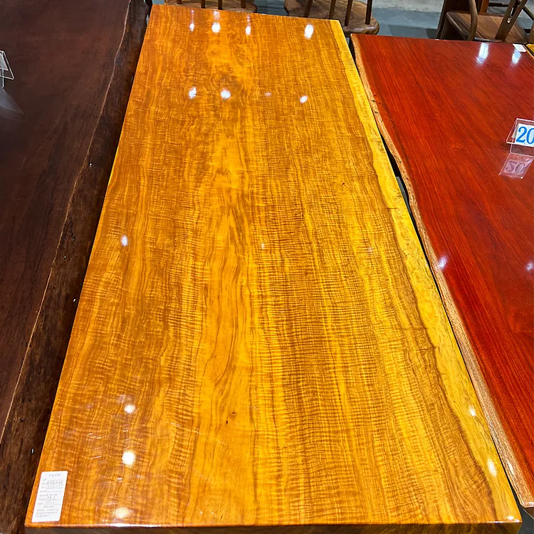 整块金丝楠实木大板桌原木茶桌茶台餐桌椅画案老板办公桌大板茶桌