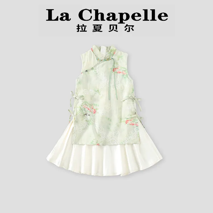 La Chapelle【拉夏贝尔】夏季时尚新中式儿童汉服连衣裙LD702