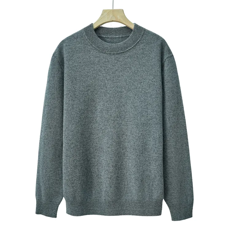 【重磅羊绒】100%山羊绒加厚舒适针织保暖保重白纯羊绒打底衫