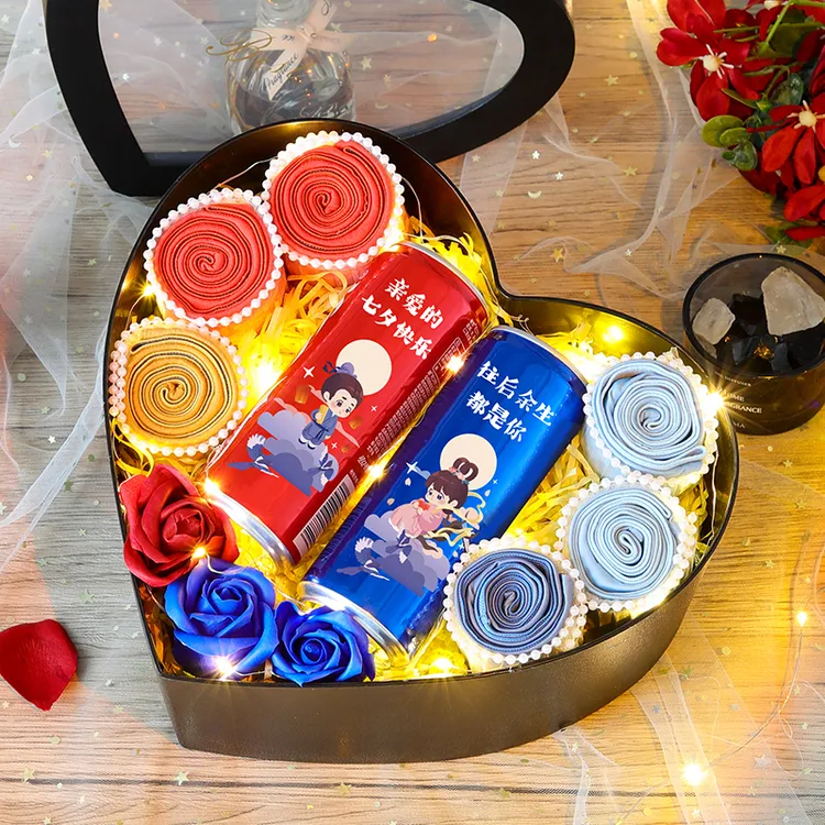 七夕情人节生日礼物男士送男友朋友老公实用惊喜可乐内裤花束礼盒