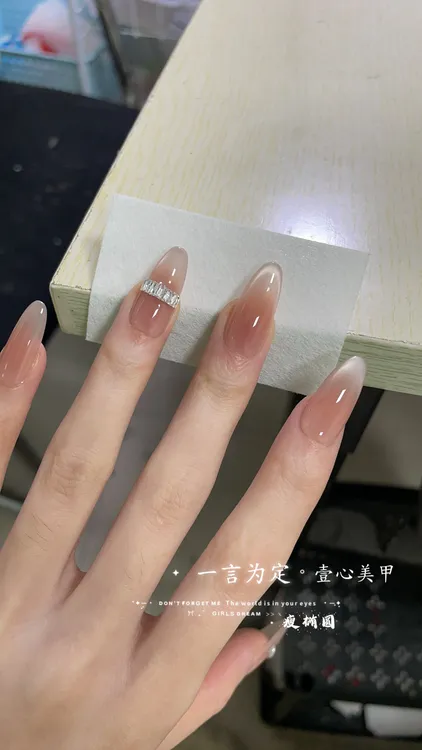 一言为定-壹心纯手工穿戴甲 美甲贴片可拆卸假指甲10片装