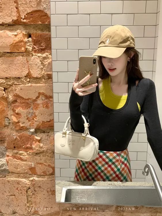EIA一尧【叠穿艺术】韩系舒适感假两件上衣显瘦防走光设计ins休闲女