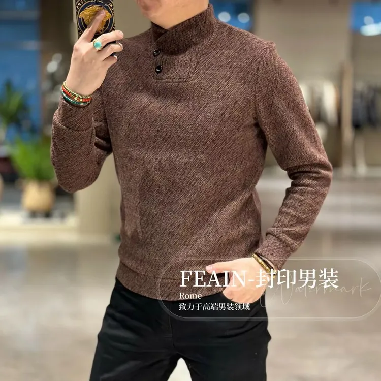 【雪花绒】高端定制雪花绒保暖亲肤马鞍岭设计卫衣69911