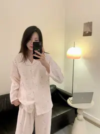 【米菲兔】可爱卡通米菲印花少女睡衣女秋季长袖轻薄透气家居服套装