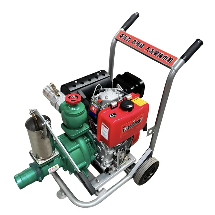 195F-80-100(三进三出)柴油双叶轮手压泵电启动-不含电瓶
