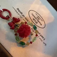 6679毛球花环原创手机链