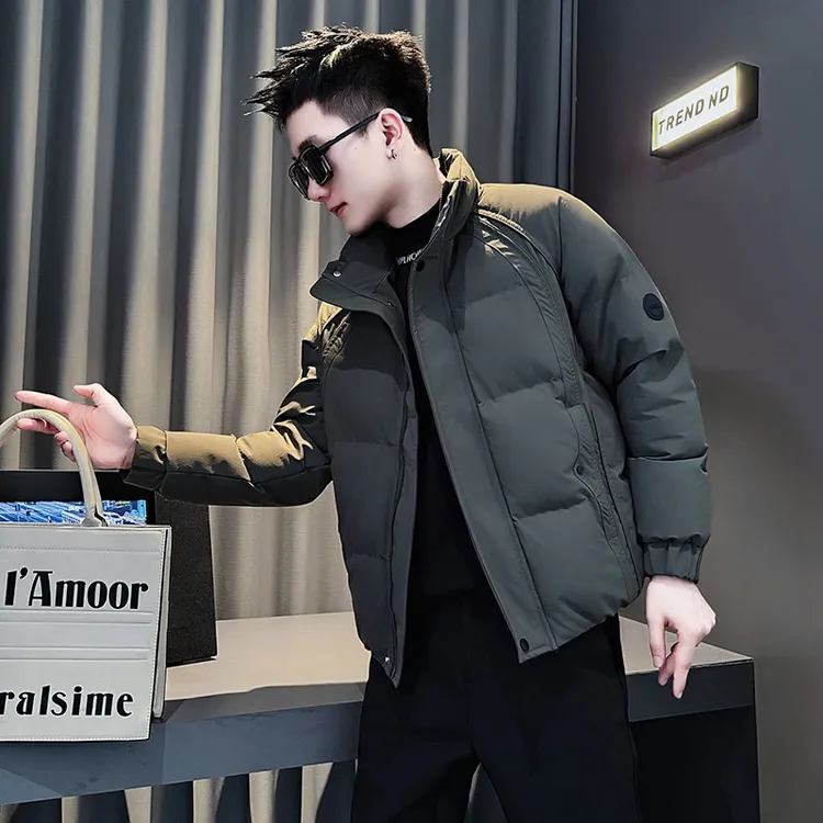 冬季加厚保暖棉衣外套男款2025新款百搭休闲立领短款棉服男装袄子
