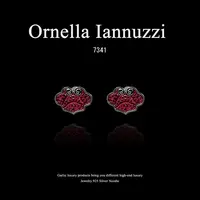 镀K金  Ornella Iannuzzi耳饰~7341