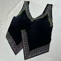 coco家女士时尚冰丝无痕一体杯固杯定美背百搭轻奢吊带背心165