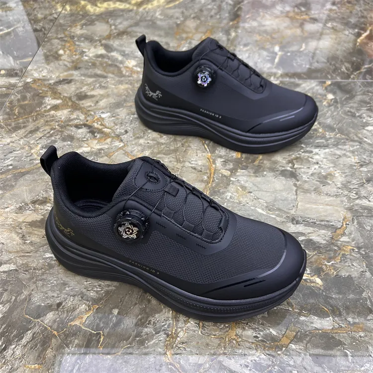 【有单有棉】男士纽扣户外运动休闲男鞋时尚轻便百搭舒适男鞋