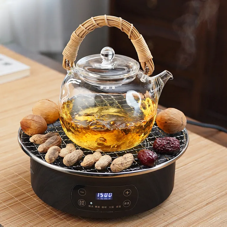 家用耐热玻璃煮茶器带加热底座泡茶壶花茶功夫茶具套装