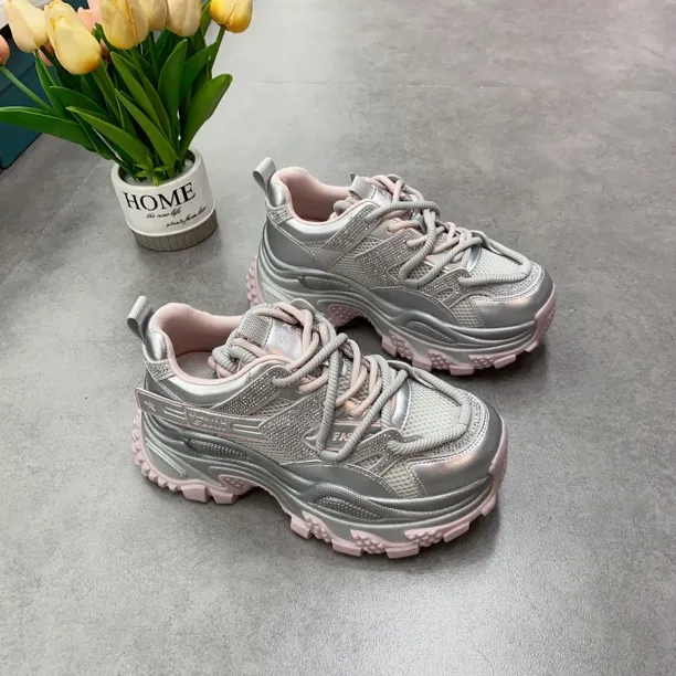 463544511老爹鞋女士网红韩版舒适运动鞋时尚潮流网面鞋子女款