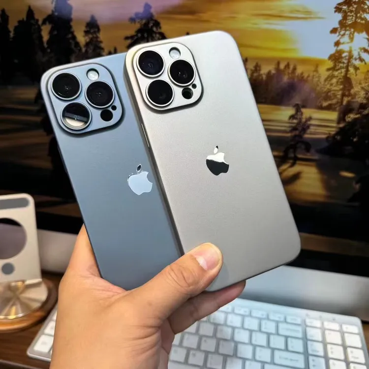 适用苹果16简约防摔硬壳iPhone15/14/13/12promax全包超薄手机壳