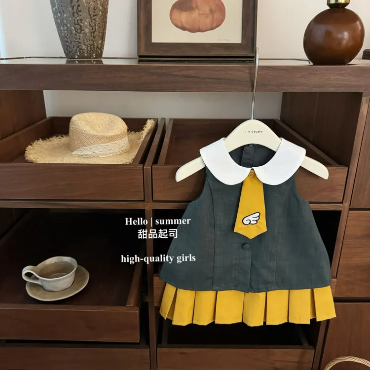【甜品起司】原创！女宝宝cos百变小樱香港之旅JK改良版制服学院裙