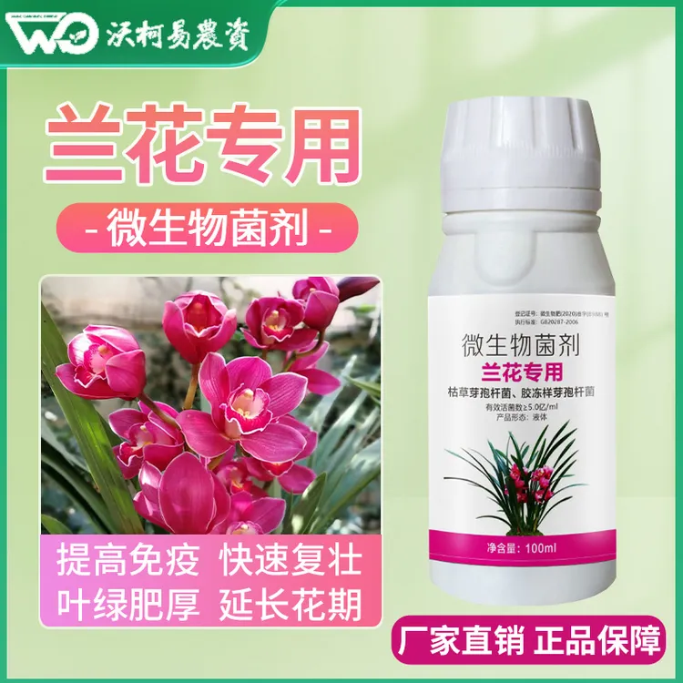 兰花种植好帮手兰花专用微生物菌剂增强免疫力快速复壮提高抗逆
