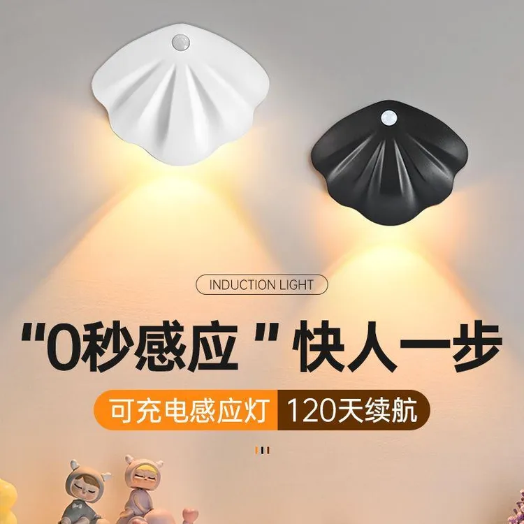 人体智能感应灯入户门牌玄关充电家用走廊过道楼梯无线起夜壁射灯