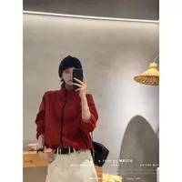 【骆小姐私服】摇粒绒卫衣2025冬上新慵懒风休闲百搭显瘦上衣短外套