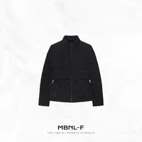 MBNL-F“塔夫绸藤格纹” 重工绗缝质感极简棉服外套 秦磊XM-XWT6664