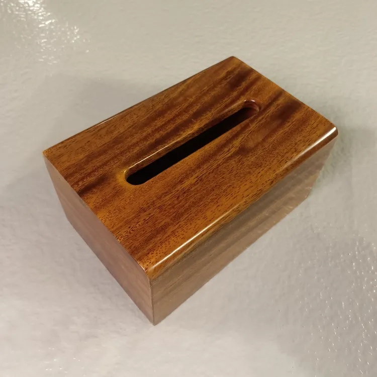 高端南美胡桃木纸巾盒  中号20*13*11cm新中式家用