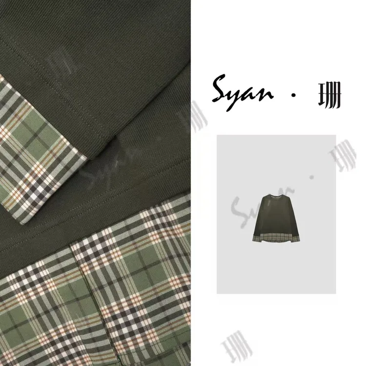 Syan【收藏家】秋季新款时尚百搭小众轻奢潮流设计感卫衣