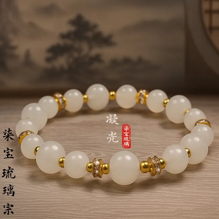 新款琉璃手链女五灵手串招财招桃花转运都市复古时尚简约百搭首饰