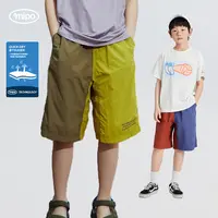 mipo SS24夏 速干吸湿机能工装短裤男童户外运动海边凉爽五分裤