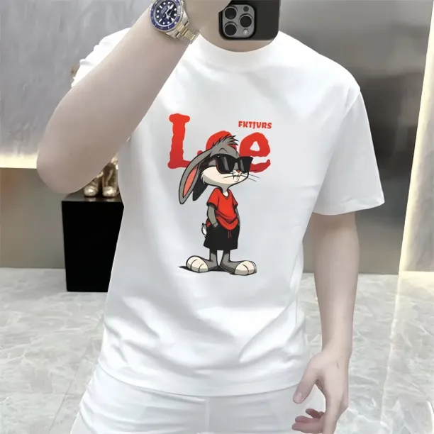 夏季新款潮牌男装短袖纯棉潮流半袖男士休闲宽松T恤修身网红百搭