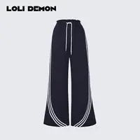 LOLI DEMON Rosemary 罗斯玛丽高校微阔腿裤